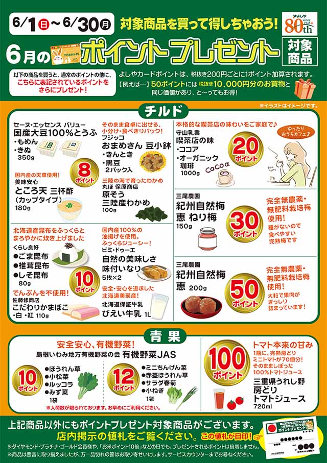 ポイントプレゼント