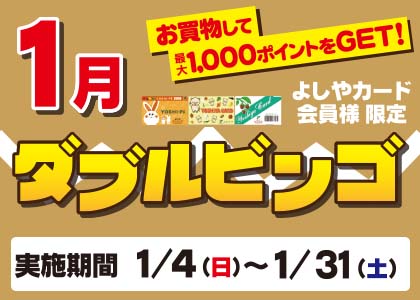 1月ダブルビンゴ