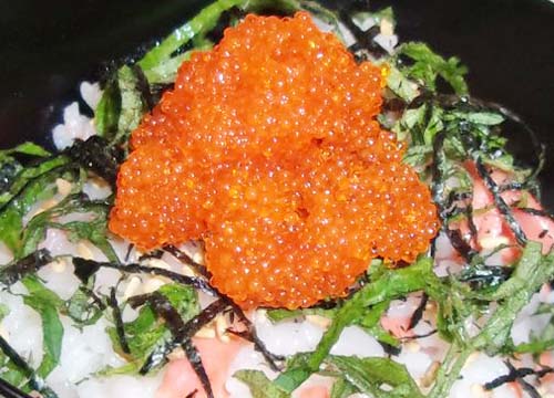 鮭といくらの親子寿司